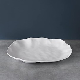 Beatriz-Ball VIDA Nube Large Oval Platter (White/ 11.75-inches)