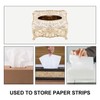 OHPHCALL Luxurious Rose Tissue Box Holder Stylish Bling Acrylic Tissue
