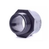 UPVC Pipe Threaded Connector, Industrial Grade ANSI SCH80 Gray U-PVC