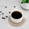 ABenkle 8 Pcs Drink Coasters with Holder, Cotton Woven Absorbent
