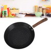 Round Grill Pan Universal Non Stick Multifunctional Flat Bottom Frying