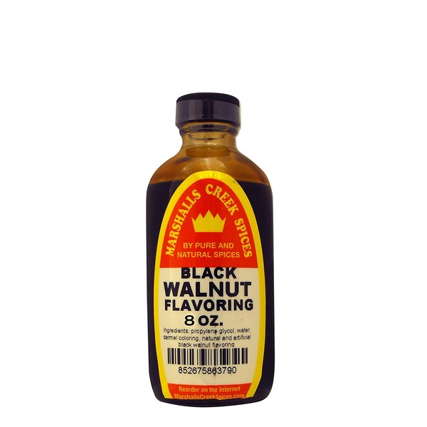 Marshall’s Creek Spices BLACK WALNUT FLAVORING, 8 Ounce