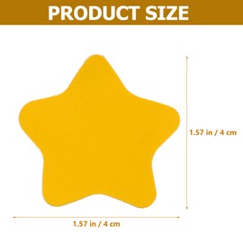 STOBOK 120Pcs Star Shaped Refrigerator Magnets, 4cm/1.57in Mini Colorful Magnets Stickers for Whiteboard, Fridge, Office, Classroom, Blackboard, Furniture and Home Decoration, Mixed Color