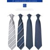 Enlision Business Necktie, Set of 4, , for Men, Formal,