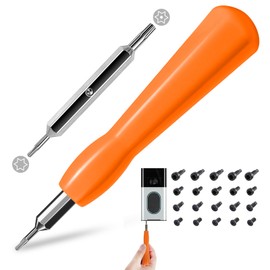 Ring Doorbell Screwdriver Replacement - Double-Ended T6 T15 Security Screws Spare Screws for Ring Doorbell, 20 PCS Screws Ring 2nd Gen Screws Replacement Ring Door Bell Screws (Orange)