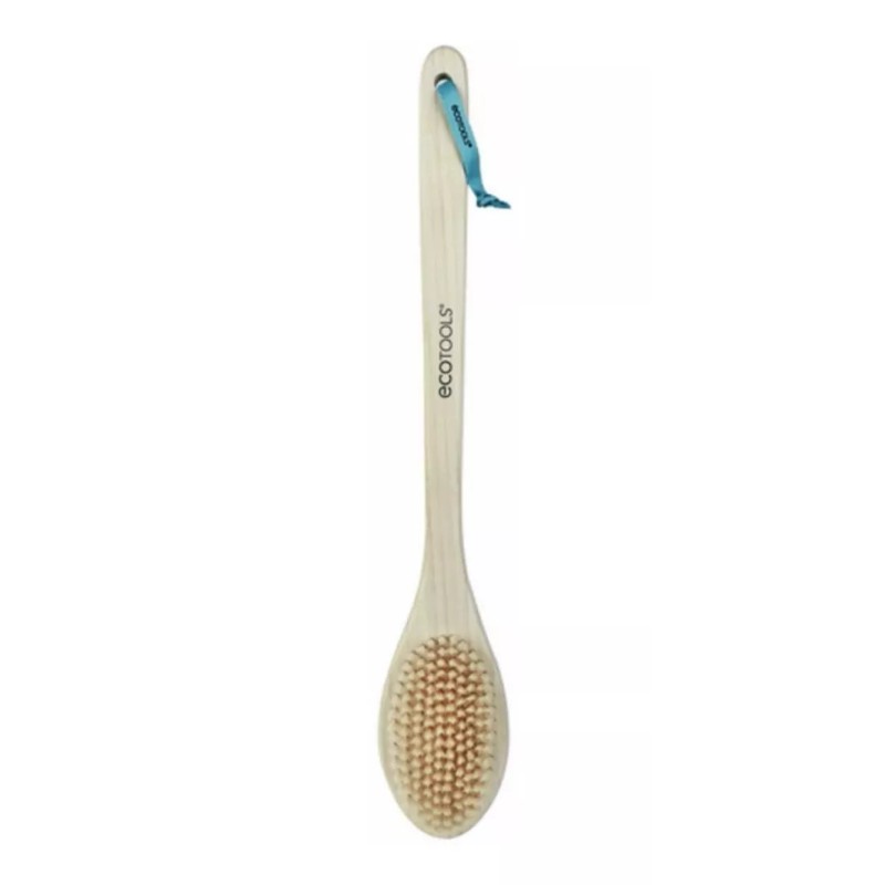 Ecotools Cepillo De Ecotools De Baño De Cerdas Suaves, Mango
