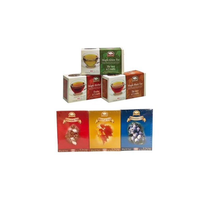 Canada True Tea Value Pack – 6 Flavors | Green,