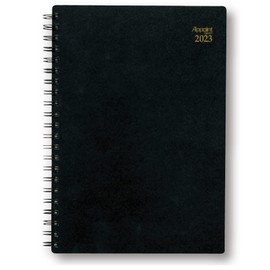 Daigo 2023 Appointment Weekly A5, Begins in December, Black E1047, Body Size: H8.5 x W 6.2 x D 0.7 inches (216 x 159 x 17 mm), A5 Size, 1 Week, 1 Side, 9.8 oz (278 g)