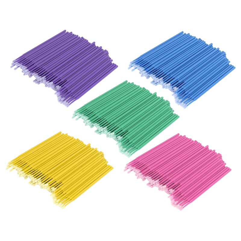 500pcs Disposable Eyeliner Cleaner Soft Cotton Tips Mini Makeup Cleaning