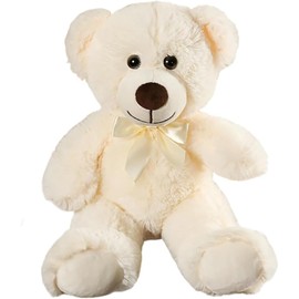 Wgxzyq Teddy Bear Stuffed Animal, 12 inch Soft Cuddly Stuffed Plush Bear, Gifts for Kids Baby Toddlers on Baby Shower, Valentine's Day (B-Beige)