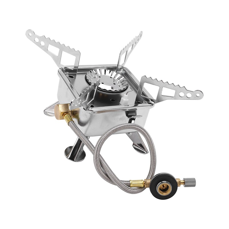 Foldable Camping Stove Light Weight Four Legged Design Safe Portable