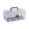Relaxdays Storage Box 9 Compartments Sorting Box Craft Material Sewing