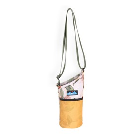 KAVU Slurp Sling Fully Insulated Padded Wine Bottle Bag, Fall Foliage