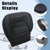 SecosAutoparts Driver Bottom Replacement Perforated Leather Seat Cover #H2X Jet