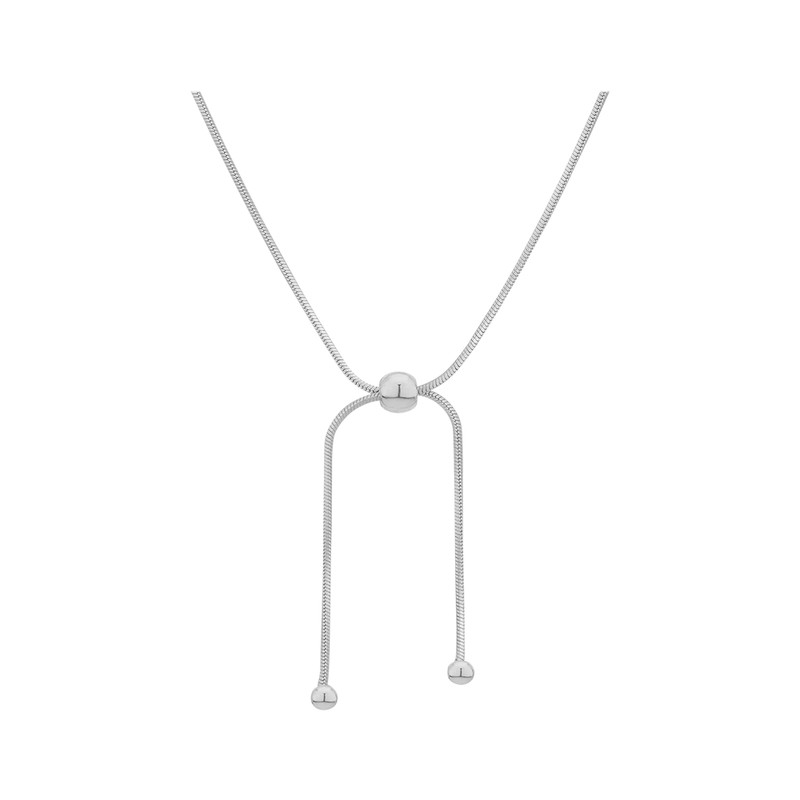 Gold&Deer 14KGP Slim Mash Ball Knot Necklace Ash Gold /