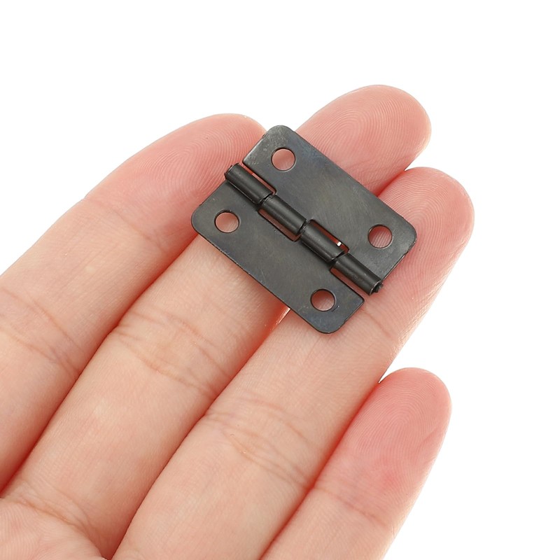 PATIKIL Small Butt Hinges 1 Inch, 10 Pack Mini Jewelry