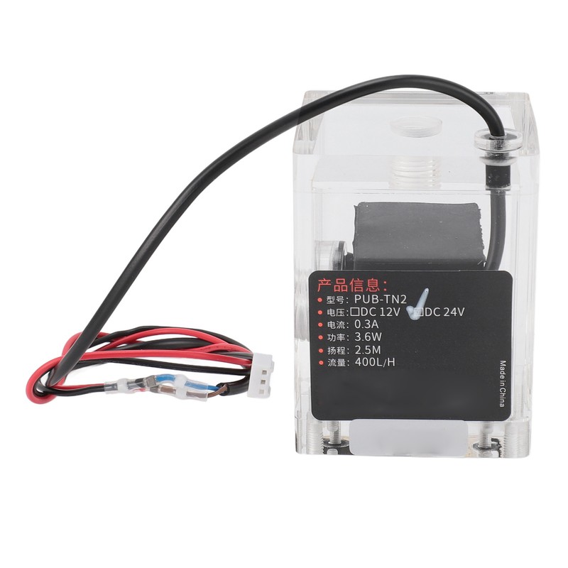 Water Cooling Pump DC 24V Double Shock Absorbers 408L/H G1/4