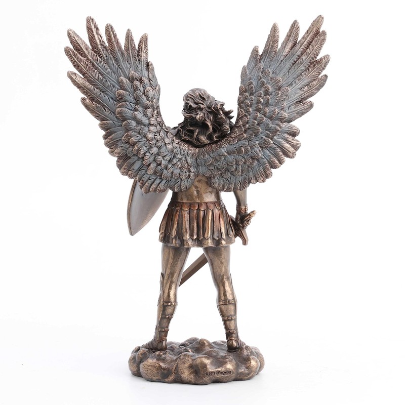 Veronese Design 11 Inch Saint Michael Archangel with Battle Shield
