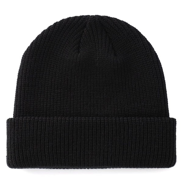(Connectile) Unisex Men's Ribbed Knit Hat, Autumn and Winter, Folded,