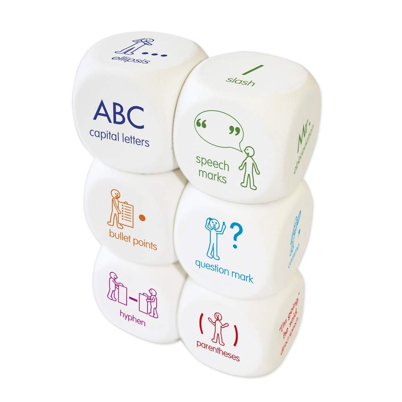 Junior Learning Punctuation Dice