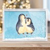 Mr. & Mrs. Panda Hugging Penguin Shake Frame - Gift,