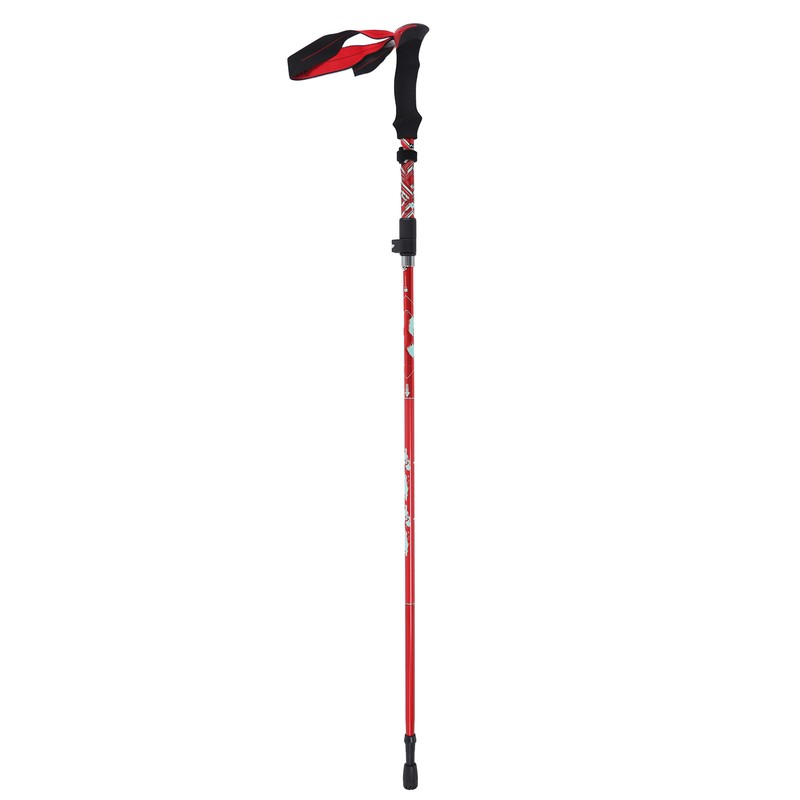 Hiking Pole Aluminium Alloy Telescopic Collapsible Multifunctional Outdoor Walking Stick