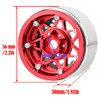 RCYouHott RC Aluminium 1.9 Beadlock Wheel Rims Set for 1/10