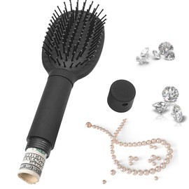 Brush Type Secret Box Black Hidden Storage Multifunctional Storage Brushes Hidden Safe Hideaway Comb Travel Portable