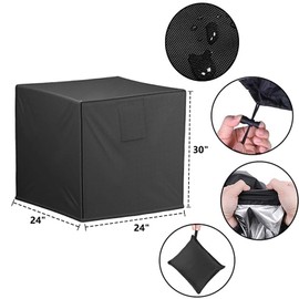 Table saw cover,Miter Saw Cover, Planers Cover,effective protection tablesaw from water and dust, suitable for most table saw covers and Miter Saw covers(24"L x 24"W x 30"H)