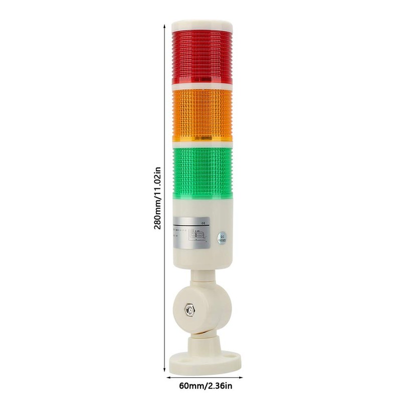 Traffic Light Tower Light, Industrial LED Signal Tower Warning Light,