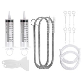 Anlising Fridge Drain Hole Cleaning Set, Fridge Cleaning Set, Fridge Emptying, Drain Hole of the Fridge, Fridge Discharge Excavator, for Fridge 14 Pieces