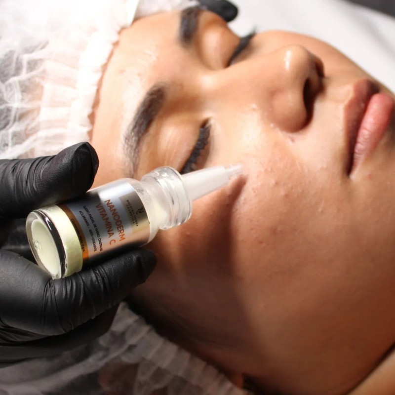 Nanocristales Vitamina C Aclaranteanti-ox Suero En Polvo Momento de aplicacin