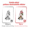 Zueyen 9 Sheets Christmas Stickers, Window Stickers Christmas, Reusable Cartoon