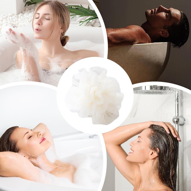 Esponja de Ducha 2 en 1 y Exfoliante Corporal con