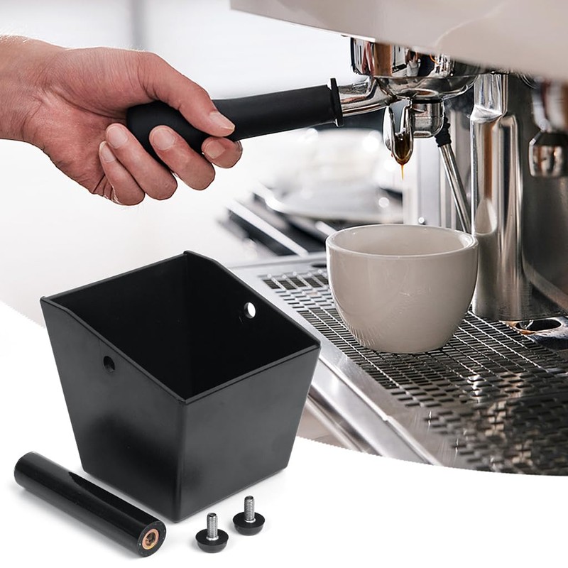 Coffee Knock Box, Coffee Grounds Container, Espresso Grounds Bin Knock