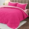 MUXHOMO 5 Pieces Twin Comforter Set, Reversible Bed in a