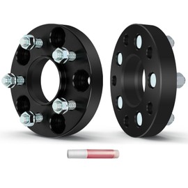 OCPTY 5X5 to 5X4.5 Wheel Adapters for Commander for Grand Cherokee for Wrangler 1 inch 1/2" Studs 71.5mm Hub Bore Forged Hub Centric Wheel Adapters 5 lug 2PCS