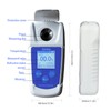 Digital Brix Refractometer, Range 0‑55% Brix Meter, Automatic Temperature Compensation