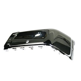 Perfit Liner Rear Left Driver Side Chrome Bumper Extension Outer End With Sensor Holes Chevy SIlverado Pickup Truck Compatible With GMC Sierra 1500 2500 3500 HD Fits GM1104147 15284305
