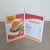 Zeigis® Advertising Stand Acrylic Glass 3-Sided DIN A5 / Star-Shaped
