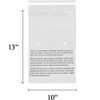 EcoSwift - 10” X 13" (5 Count) Self Seal Clear