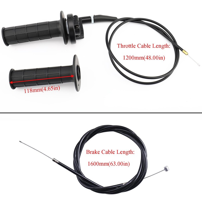 HSXWJ Left -Right Brake Lever/Left -Right Hand Grip/Throttle Cable/Brake Cable