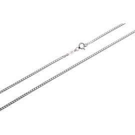 Curb Chain 925 Silver 1.7 mm – Various Lengths Available 32-37 cm