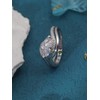 NAVISAFIRA 2-PC Marquise Cut Moissanite Ring Set | S925 Sterling
