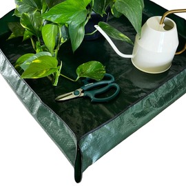 Repotting Mat for Indoor Plants Repotting, Soil Blending, Watering, Pruning, Terrarium Making | Waterproof and Foldable | Gardening Mat 26"x 26"