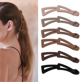 FASOTY Banana Hair Clips for Women Girls, Banana Clips Hair for Thick Hair, Cute Hair Clips Banana for Thin Hair, Claw Clips for Thick Hair 6 Pack Style 03