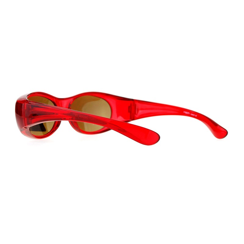 SA106 Kids Size 47mm Fit Over OTG Polarized Sunglasses Red