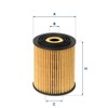 UFI Filters 25.034.00 Car Oil Filter