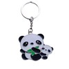 LiJuanWang Keyring Pendant, Gift Keyring, Bamboo Panda Keyring, Metal Lucky