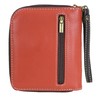 CHALA Zip Around Wallet, Wristlet, 8 Credit Card Slots, Sturdy